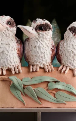 Kookaburras by Heather Wilson