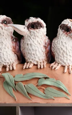 Kookaburras by Heather Wilson
