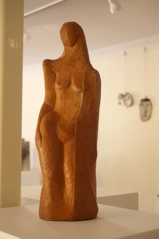 Lady with Cloak by Fay Gerber