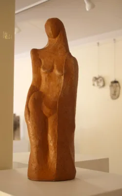 Lady with Cloak by Fay Gerber