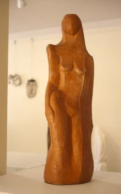 Lady with Cloak by Fay Gerber