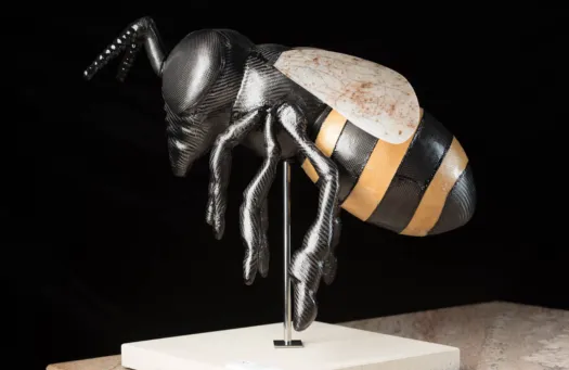 Landing Bee by Chris McDonald