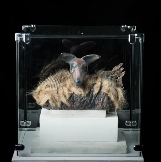 Little Kanga Mask by Wendy Reiss