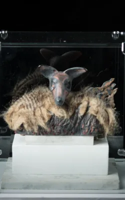 Little Kanga Mask by Wendy Reiss