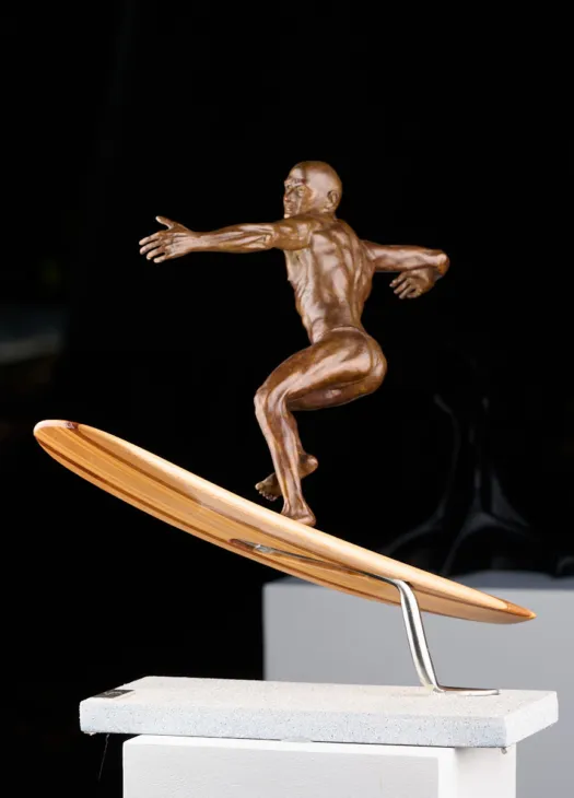 Long board Surfer by Trevor Carter