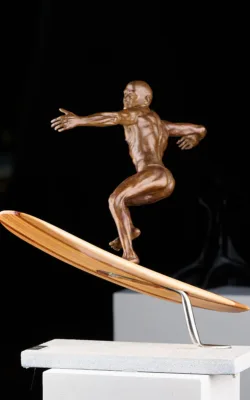 Long board Surfer by Trevor Carter