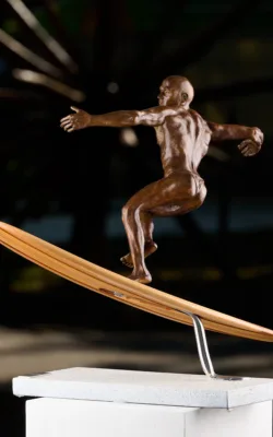 Long board Surfer by Trevor Carter