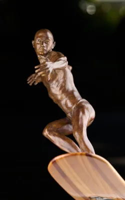 Long board Surfer by Trevor Carter