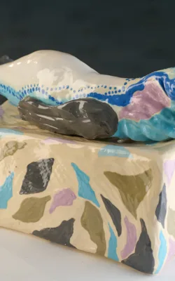 Losing ground.. by Bronwyn Lewis