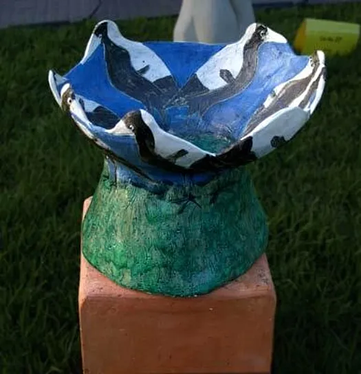 Magpie Bath by Meredith Plain