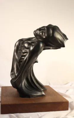 Man Contemplating the Limitations of  Market based Solutions to the Impending Catastrophe by Rajko Grbac