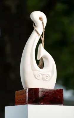 Maori Fish Hook by Brian  Wigg