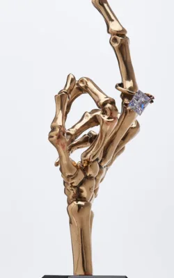 Memento Mori with Middle Finger Extended by Todd Lyndon Stuart