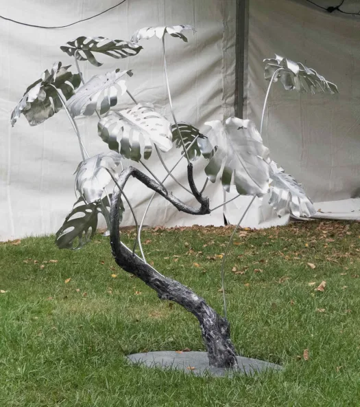 Metal Monstera by Mike Maka