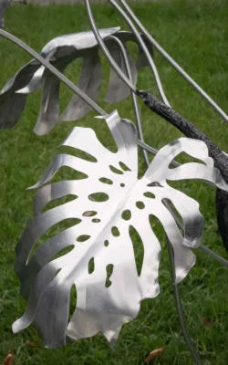 Metal Monstera by Mike Maka