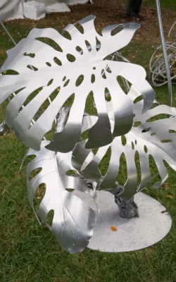 Metal Monstera by Mike Maka