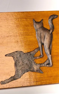 Midnight Cat by Anna Meszaros