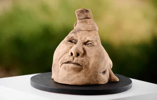 MORE THAN TWO FACED. -  Sculpture one by Jude Bridges-Tull