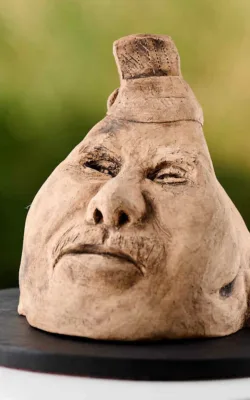 MORE THAN TWO FACED. -  Sculpture one by Jude Bridges-Tull