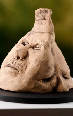 MORE THAN TWO FACED. -  Sculpture one by Jude Bridges-Tull