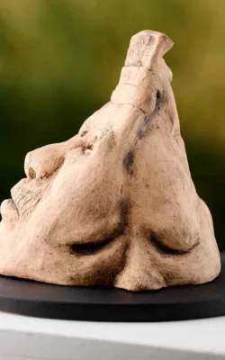 MORE THAN TWO FACED. -  Sculpture one by Jude Bridges-Tull
