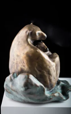 Mother and Cub by Lois Basham