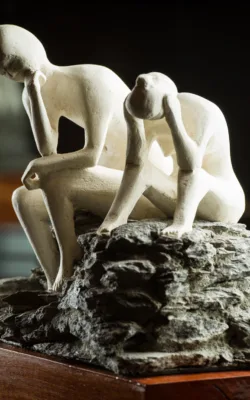 Mr and Mrs Thinker by Brian  Wigg