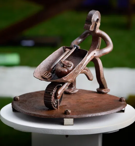 Pete the Gardener by Tim Kervin