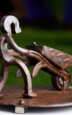 Pete the Gardener by Tim Kervin