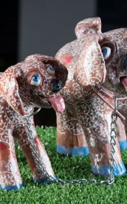 Pooches Posing by Bronwyn Lewis