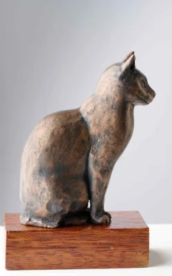 Portrait of a cat by Anna Meszaros