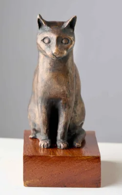 Portrait of a cat by Anna Meszaros