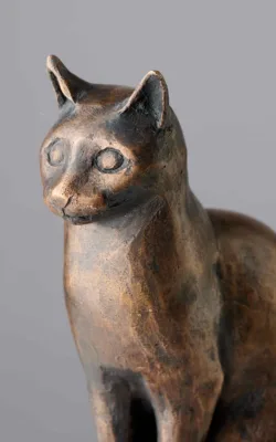 Portrait of a cat by Anna Meszaros