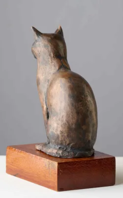 Portrait of a cat by Anna Meszaros