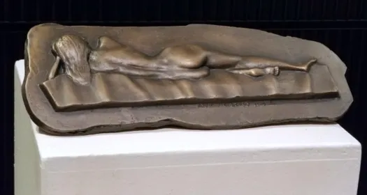 Reclining Nude by Anna Meszaros