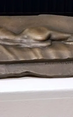 Reclining Nude by Anna Meszaros