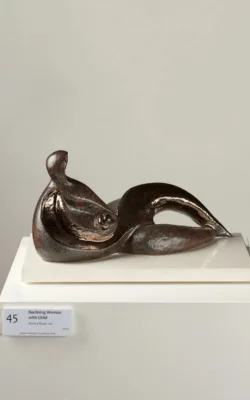 Reclining Woman with Child by Monica Mauer Jan