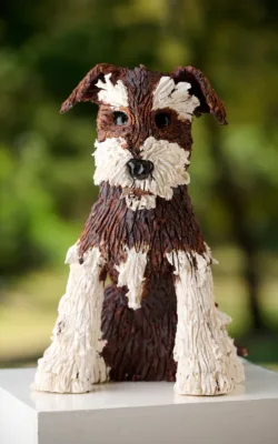 Schnauzer by Heather Wilson