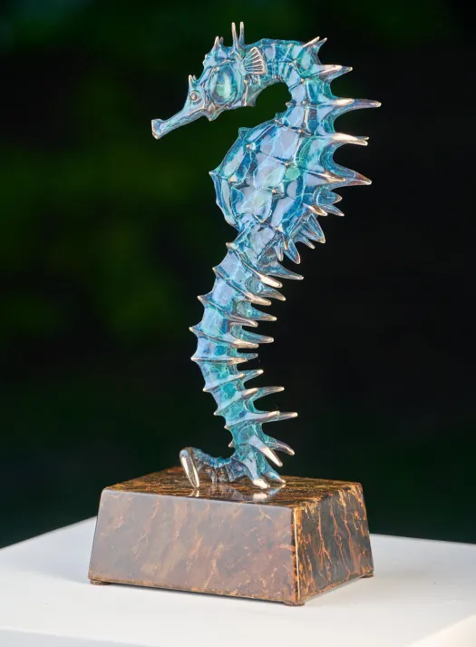 Seahorse "Aqua Elegance" by Jake Mikoda