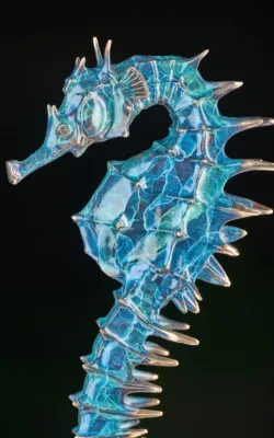 Seahorse "Aqua Elegance" by Jake Mikoda