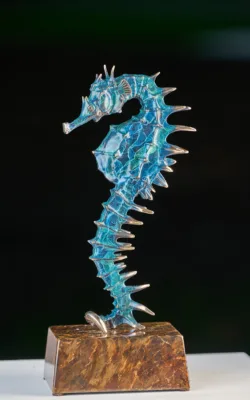 Seahorse "Aqua Elegance" by Jake Mikoda
