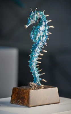 Seahorse "Aqua Elegance" by Jake Mikoda