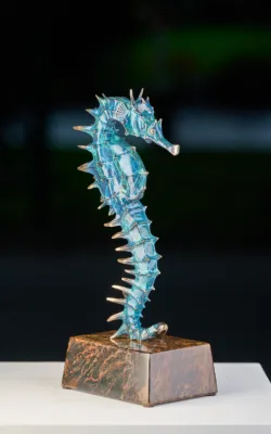 Seahorse "Aqua Elegance" by Jake Mikoda