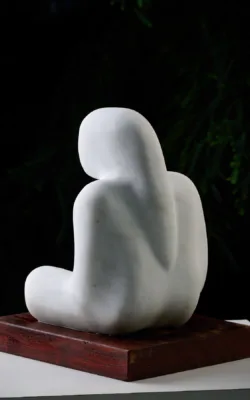Seated figure by Peter Sanders