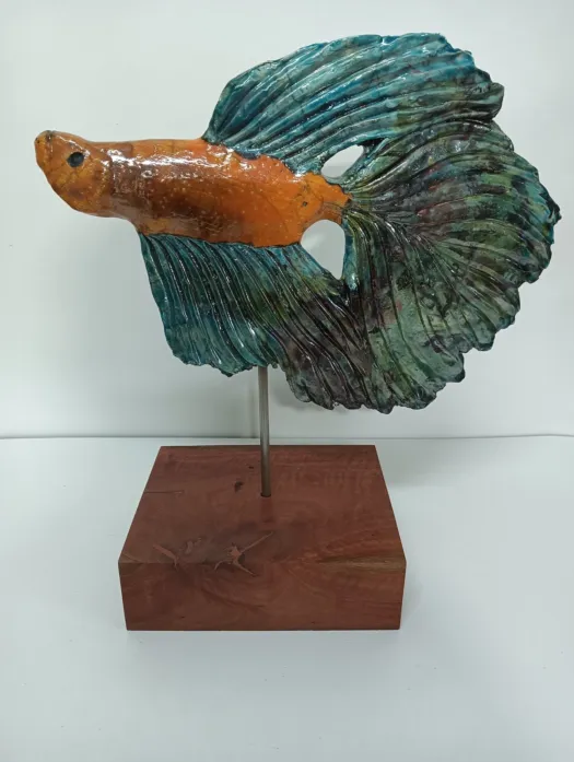 Siamese Fighting Fish by Heather Wilson