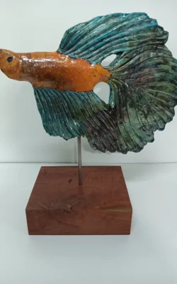 Siamese Fighting Fish by Heather Wilson