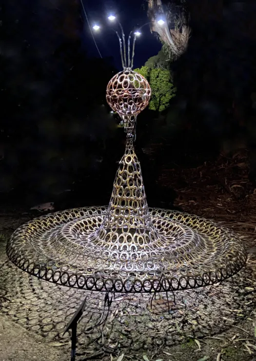 Single Rain Drop Hitting Water by Neil Findley