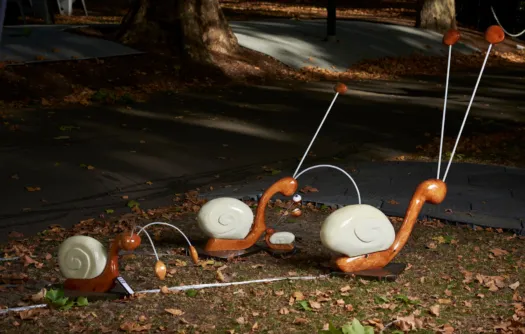 Snail Trails by Brian  Wigg