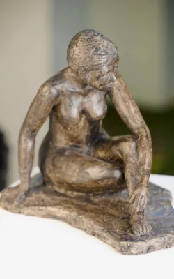 Study in thought by Janice Whetton