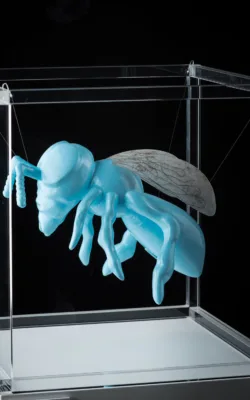 Suspended Bee by Chris McDonald